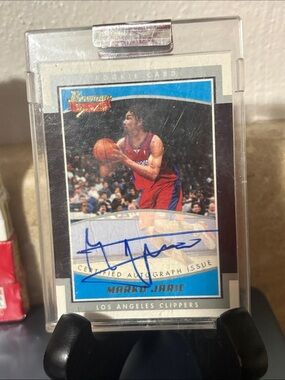 2002 Marko jaric Autographed Rookie Basketball Card /99